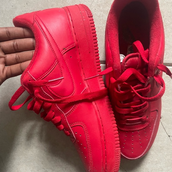 Red Air Force ones - Picture 6 of 6